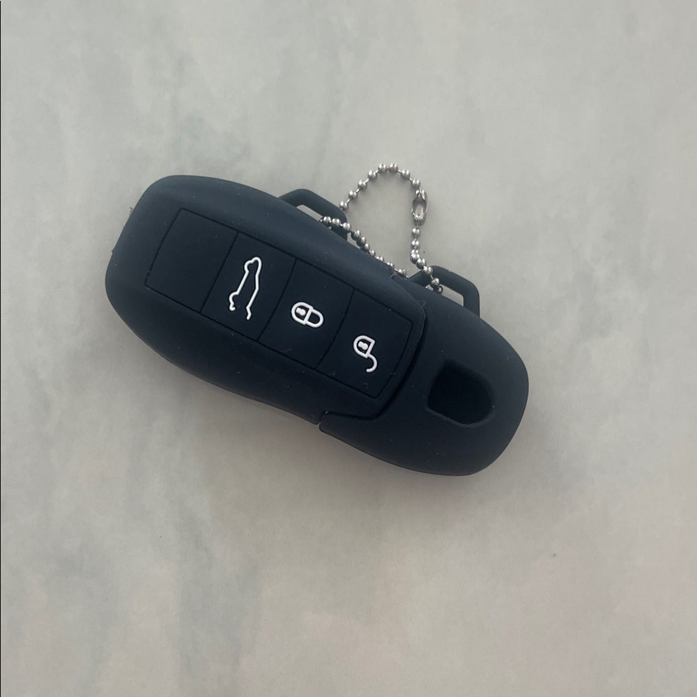 Porsche Black Car Key Fob Cover
